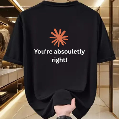 Best Thanksgiving Family Shirt , Funny Thanksgiving UnisexT-Shirt/Hoodie/Sweatshirt HLT00 - Claude Artificial Intelligence You're Absolutely Right Tee T-Shirt