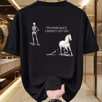Best Horse Lover Shirt , Funny Horse UnisexT-Shirt/Hoodie/Sweatshirt HLT00 - Horse Riding Saying Equestrian Skeleton Dark Humor Vintage T-Shirt