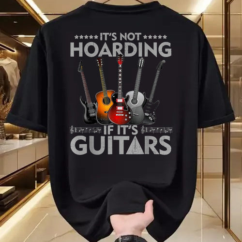 Guitar Lover Shirt, Funny Guitar UnisexT-Shirt/Hoodie/Sweatshirt HLT00 - It_s Not Hoarding If Its Guitars Vintage T-Shirt