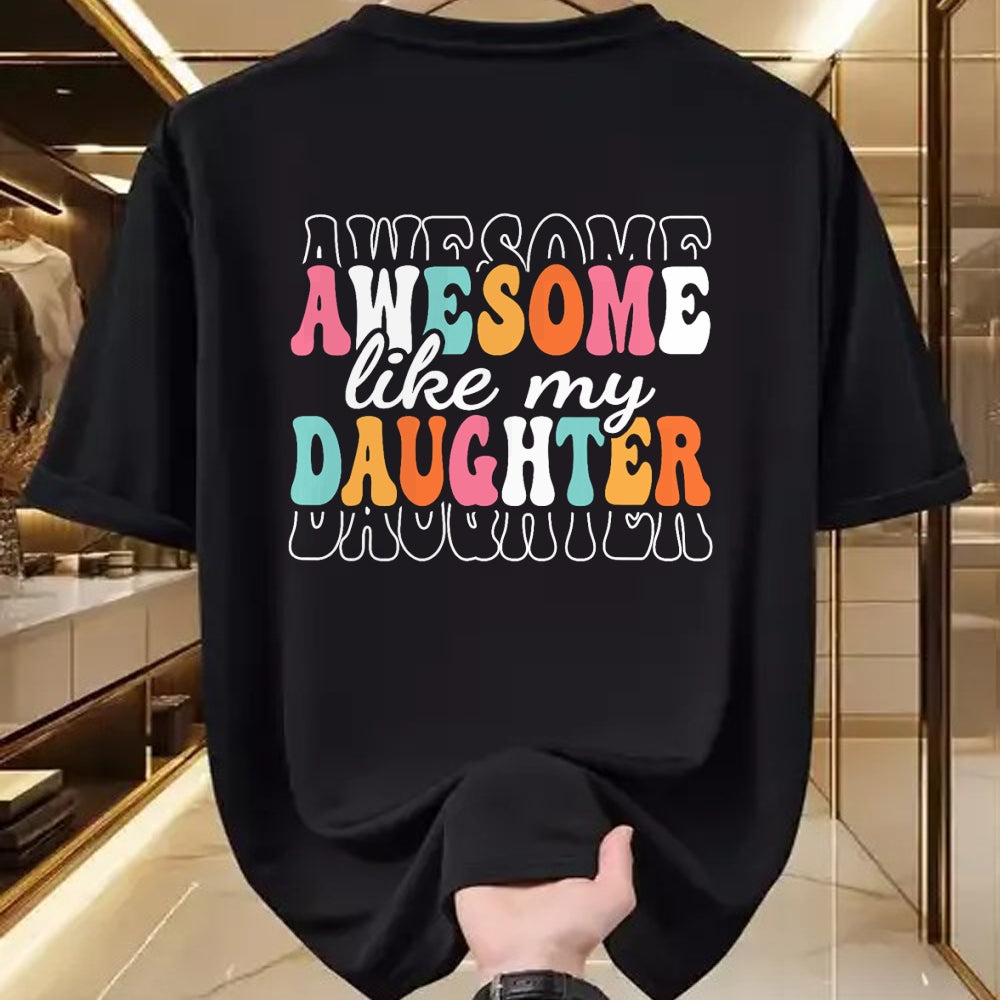 Gift for Mom Shirt, Funny Mom Unisex T-Shirt/Hoodie/Sweatshirt HLT00 - Awesome Like My Daughter Funny Mama Mother Mom Daughter T-Shirt