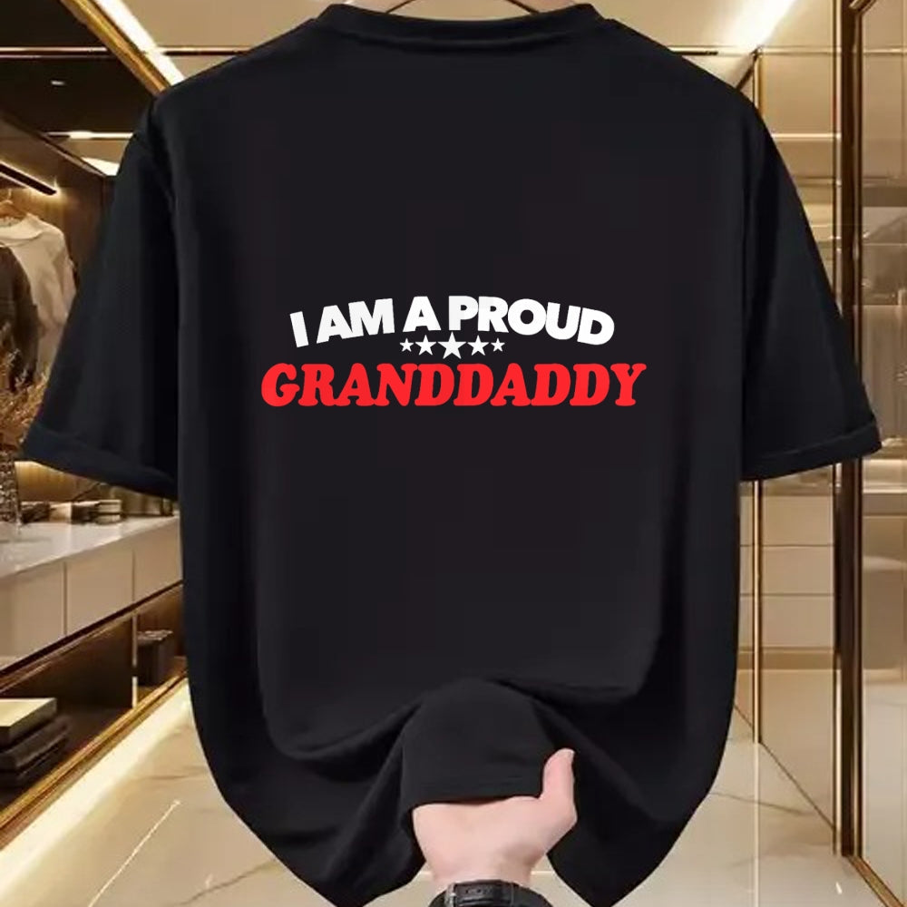 Gift for Dad Shirt, Funny Dad Unisex T-Shirt/Hoodie/Sweatshirt HLT00 – Mens I am a Proud GrandDaddy T Shirt - Father_s Day Gift Tee