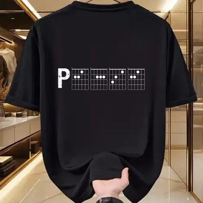 Guitar Lover Shirt, Funny Guitar UnisexT-Shirt/Hoodie/Sweatshirt HLT00 - Guitar Chord Shirt Tab Funny Peace Word Made of Chords T-Shirt