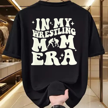 Gift for Mom Shirt, Funny Mom Unisex T-Shirt/Hoodie/Sweatshirt HLT00 - In my wrestling mom era T-Shirt