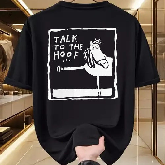 Best Horse Lover Shirt , Funny Horse UnisexT-Shirt/Hoodie/Sweatshirt HLT00 - Funny Womens Funny Talk to The Hoof Horseback Riding T-Shirt