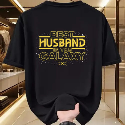 Best Wife Shirt, Wife and Husband Unisex T-Shirt/Hoodie/Sweatshirt HLT00 - Star Wars Best Husband in the Galaxy Birthday Anniversary T-Shirt