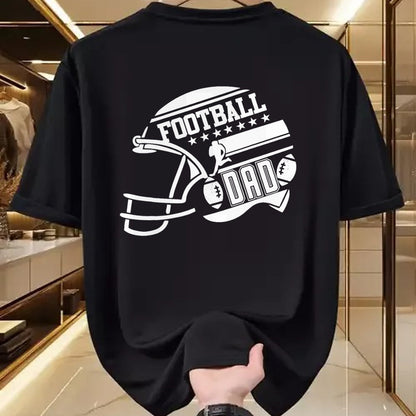 Gift for Dad Shirt, Funny Dad Unisex T-Shirt/Hoodie/Sweatshirt HLT00 – Football Dad Helmet For Men Proud Fathers Day College Season T-Shirt