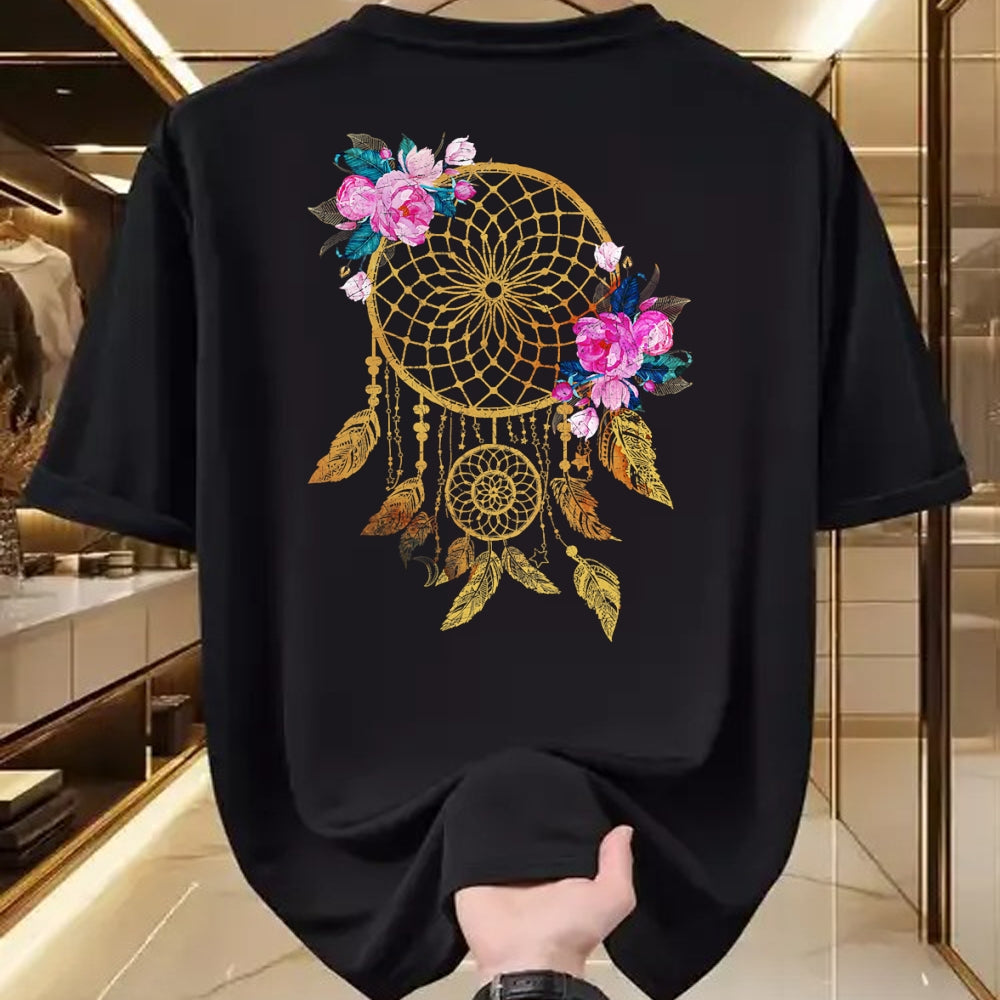 Native American T-Shirts, Vintage Native American Unisex T-Shirt/Hoodie/Sweatshirt HLT00 - Indigenous Tribe Floral Dreamcatcher Indian Native American