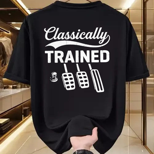 Best Mechanic Life Shirt, Funny Mechanic UnisexT-Shirt/Hoodie/Sweatshirt HLT00 - Classically Trained with Dimmer Manual Car Pedals Driving T-Shirt