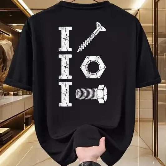 Best Mechanic Life Shirt, Funny Mechanic UnisexT-Shirt/Hoodie/Sweatshirt HLT00 - I Screw I Nut I Bolt Proud Car Auto Mechanic Mens (ON Back) T-Shirt