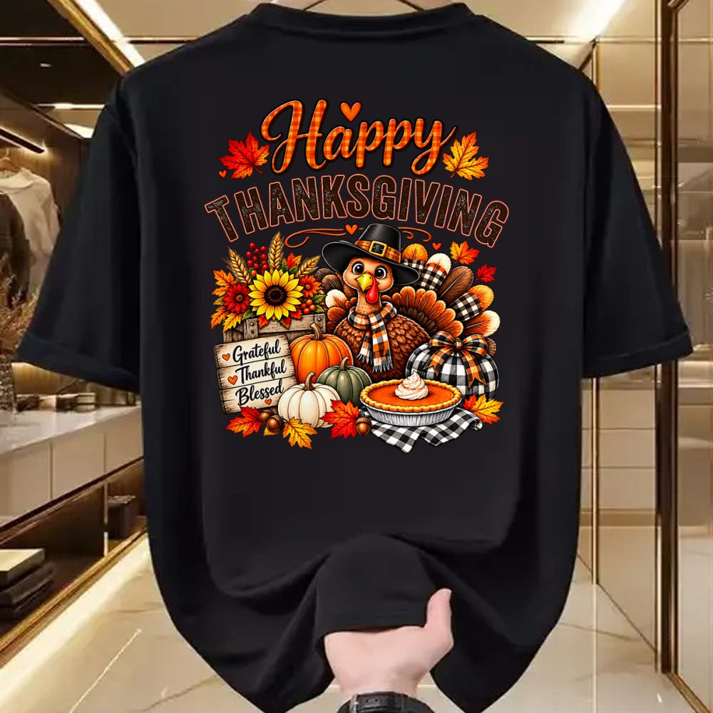 Best Thanksgiving Family Shirt , Funny Thanksgiving UnisexT-Shirt/Hoodie/Sweatshirt HLT00 - Happy Thanksgiving Funny Turkey Family Dinner Thanksgiving T-Shirt (2)