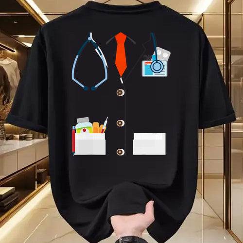Best Doctor Shirt, Funny Doctor UnisexT-Shirt/Hoodie/Sweatshirt HLT00 - Doctor White Lab Coat Funny Halloween Costume for Men Women T-Shirt