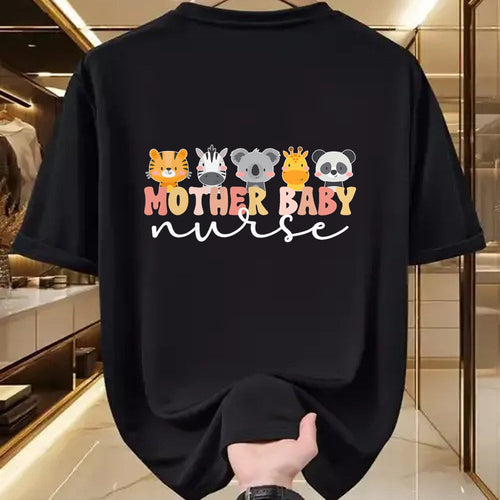 Funny Nurse Shirt, Nurse Unisex T-Shirt/Hoodie/Sweatshirt HLT00 - Mother Baby Nurse Boho Postpartum Nurse Mom Baby Nurse T-Shirt