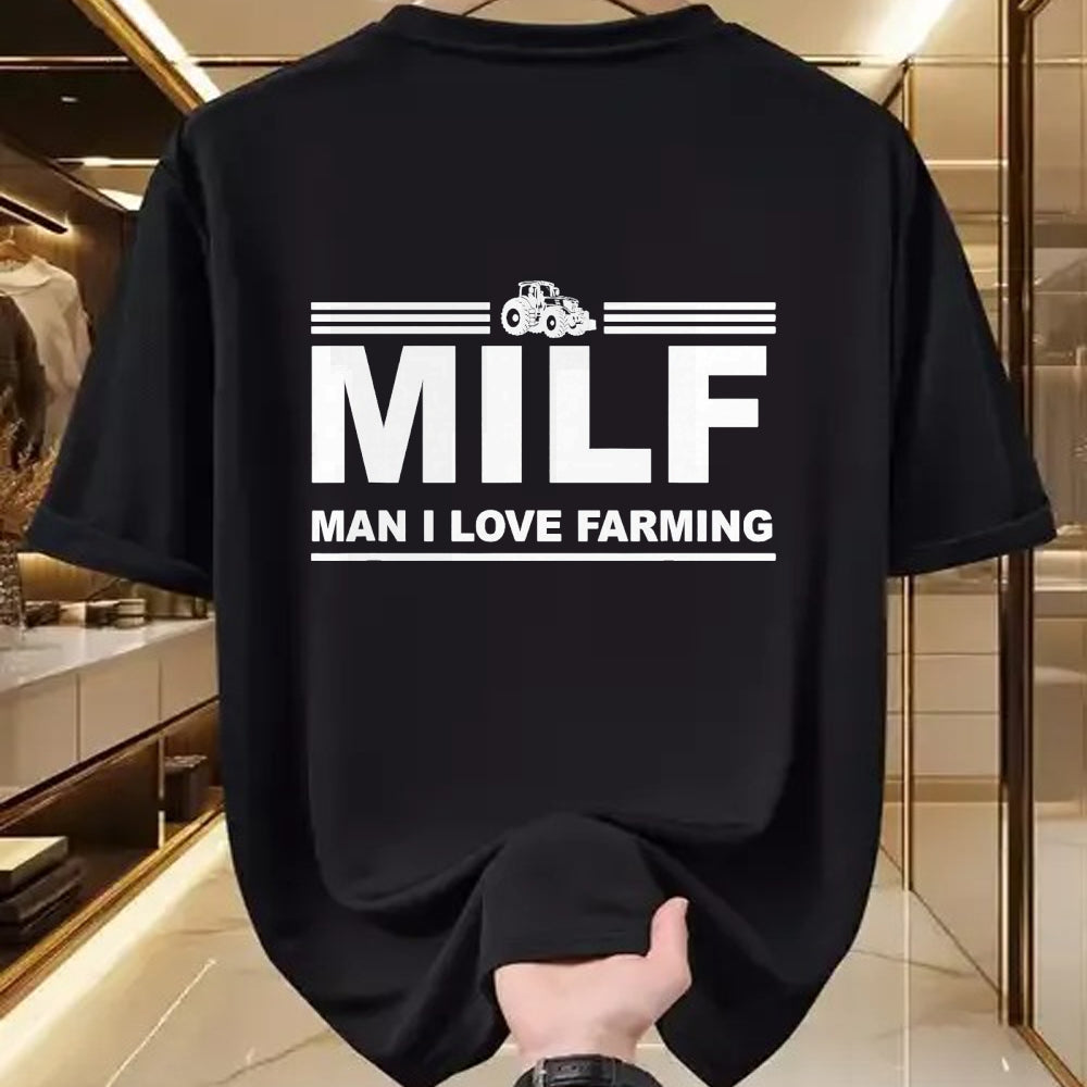 Best Farmer Life Shirt, Funny Farmer UnisexT-Shirt/Hoodie/Sweatshirt HLT00 - Milf Man I Love Farming Shirt  Farm Farmer Tractor Lover T-Shirt