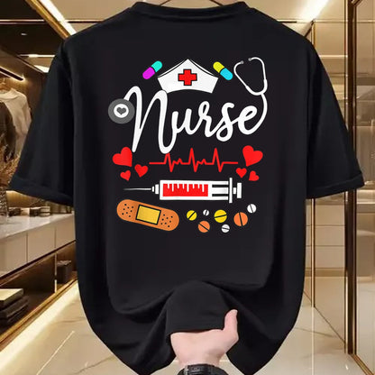 Funny Nurse Shirt, Nurse Unisex T-Shirt/Hoodie/Sweatshirt HLT00 - NURSE'S DAY Nurse Life NURSE WEEK 2024 Womens T-Shirt