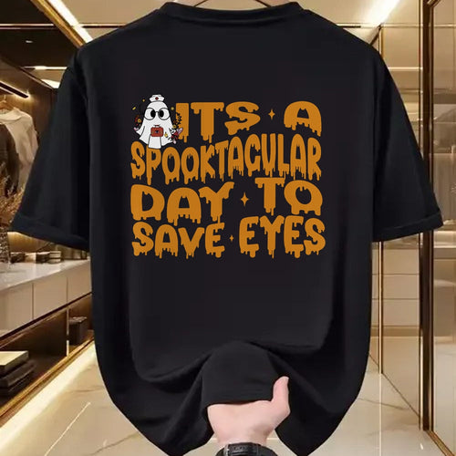Best Doctor Shirt, Funny Doctor UnisexT-Shirt/Hoodie/Sweatshirt HLT00 - It's A Spooktacular Day to Save Eyes Halloween Eye Doctor T-Shirt