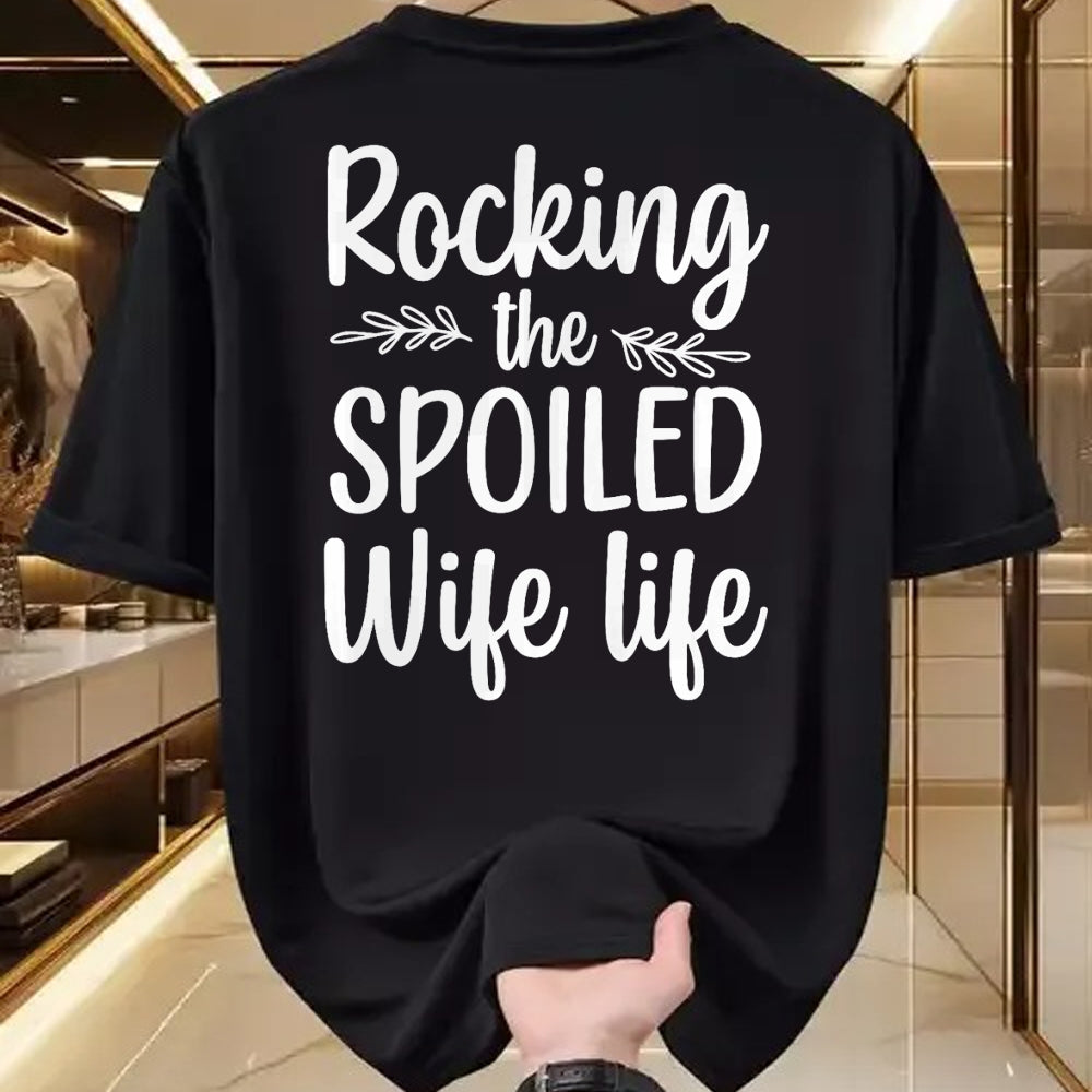 Best Wife Shirt, Wife and Husband Unisex T-Shirt/Hoodie/Sweatshirt HLT00 - Gift for wife T shirt, spoiled wife   Funny Spoiled Wife Art For Women Girls Husband Spoiled Wife Pr (27)