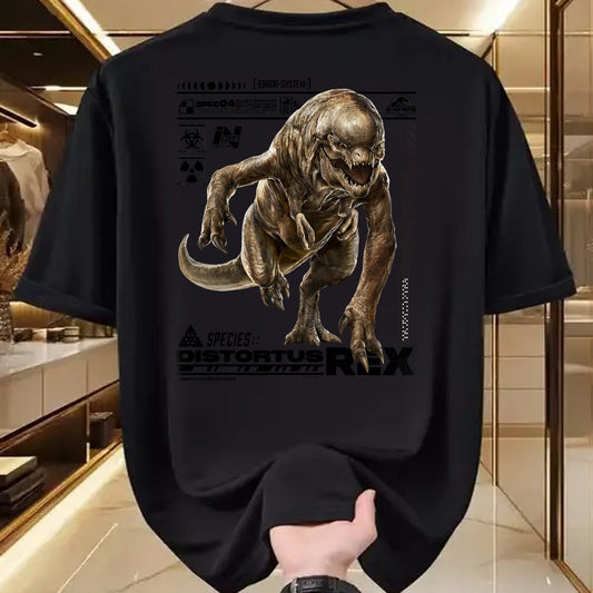 Best Dinosaur Lover Shirt, Funny Dinosaur UnisexT-Shirt/Hoodie/Sweatshirt HLT00 - Jurassic World Rebirth Distortus Rex Ingen Species File T-Shirt