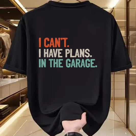 Best Mechanic Life Shirt, Funny Mechanic UnisexT-Shirt/Hoodie/Sweatshirt HLT00 - I Can't I Have Plans in The Garage Shirt Mechanic DIY Saying T-Shirt