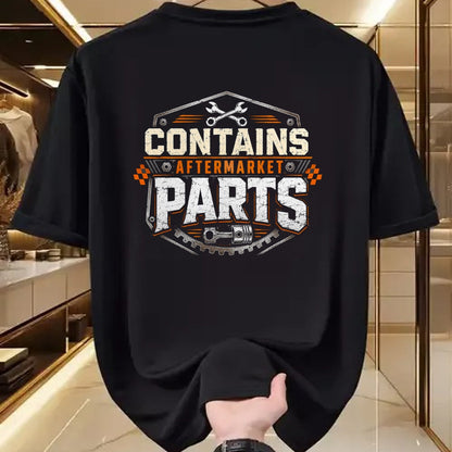 Best Mechanic Life Shirt, Funny Mechanic UnisexT-Shirt/Hoodie/Sweatshirt HLT00 - Contains Aftermarket Parts Vintage Distressed Mechanic Badge T-Shirt