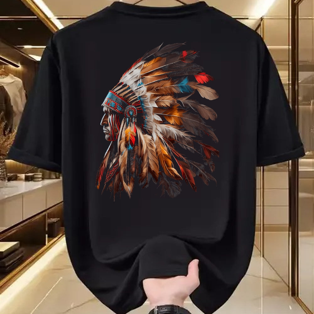 Native American T-Shirts, Vintage Native American Unisex T-Shirt/Hoodie/Sweatshirt HLT00 - Native American Indian Headdress Graphic Tees Men Women