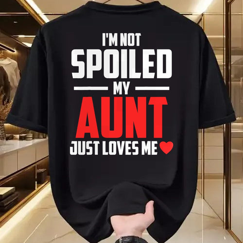 Best Wife Shirt, Wife and Husband Unisex T-Shirt/Hoodie/Sweatshirt HLT00 - I'm Not Spoiled My Aunt Just Loves Me Auntie Funny Child T-Shirt