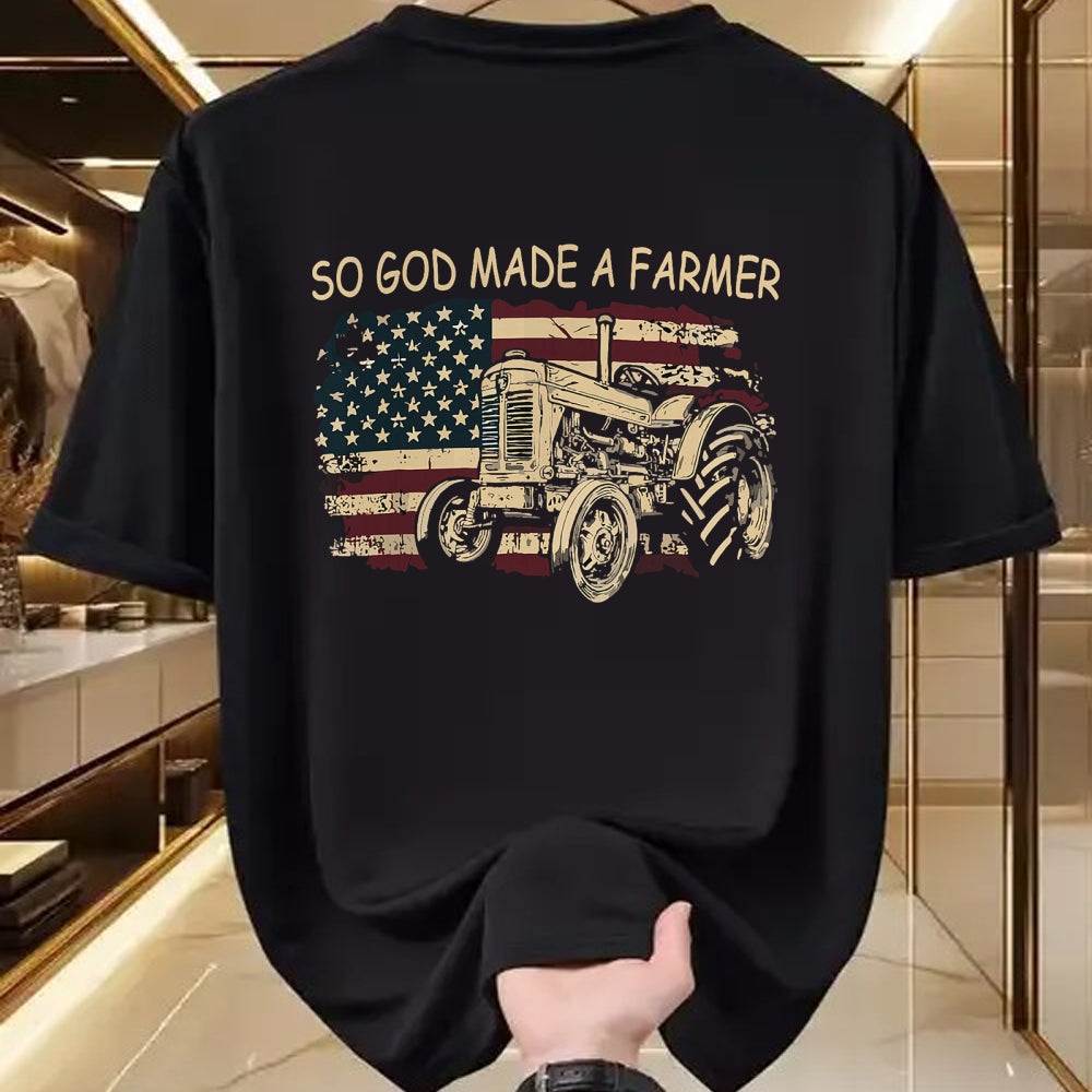 Best Farmer Life Shirt, Funny Farmer UnisexT-Shirt/Hoodie/Sweatshirt HLT00 - So God Made A Farmer, Farming Farmer T-Shirt (1)