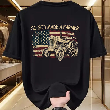 Best Farmer Life Shirt, Funny Farmer UnisexT-Shirt/Hoodie/Sweatshirt HLT00 - So God Made A Farmer, Farming Farmer T-Shirt (1)