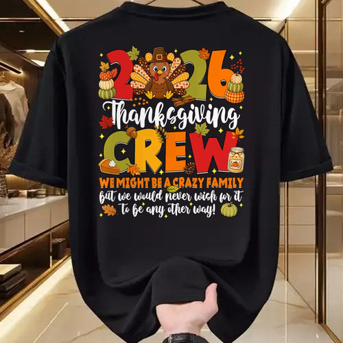 Best Thanksgiving Family Shirt , Funny Thanksgiving UnisexT-Shirt/Hoodie/Sweatshirt HLT00 - Family Thanksgiving 2026 Thanksgiving Crew Turkey Matching T-Shirt (6)