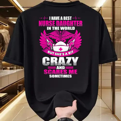 Funny Nurse Shirt, Nurse Unisex T-Shirt/Hoodie/Sweatshirt HLT00 - Nurses Mom Have Best Nurse Daughter In The World Mothers Day T-Shirt