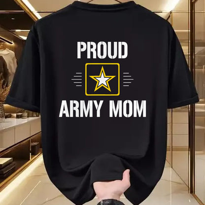 Gift for Mom Shirt, Funny Mom Unisex T-Shirt/Hoodie/Sweatshirt HLT00 - Proud Army Mom - T-Shirt