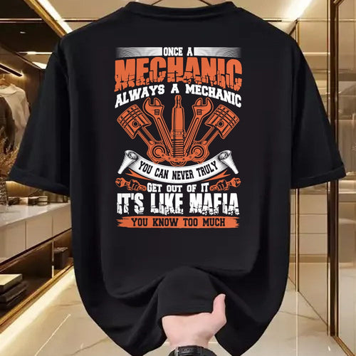 Best Mechanic Life Shirt, Funny Mechanic UnisexT-Shirt/Hoodie/Sweatshirt HLT00 - Funny Craftsman Tee Once A Mechanic Always A Mechanic Mafia T-Shirt