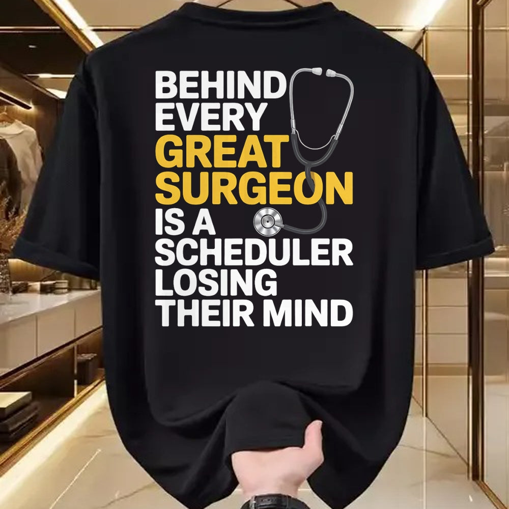 Best Doctor Shirt, Funny Doctor UnisexT-Shirt/Hoodie/Sweatshirt HLT00 - Every Great Surgeon Surgeon Surgery Tech Surgery Scheduler T-Shirt