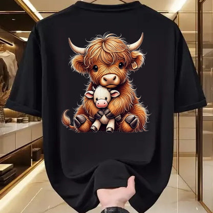 Best Farmer Life Shirt, Funny Farmer UnisexT-Shirt/Hoodie/Sweatshirt HLT00 - Highland Cow Design for Farmers and Highland Cow T-Shirt