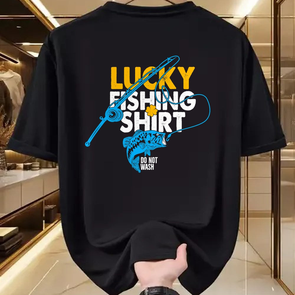 Gift for Dad Shirt, Funny Dad Unisex T-Shirt/Hoodie/Sweatshirt HLT00 – Lucky Fishing Shirt Do Not Wash For A Fisherman T-Shirt