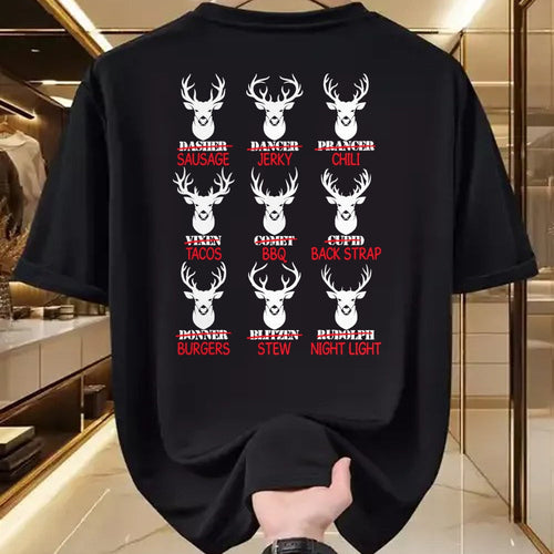 Funny Hunting Shirt, Gift For Hunting Lover Unisex T-Shirt/Hoodie/Sweatshirt HLT00 - Deer Hunting Gift Hunter of All Santa_s Reindeer T-Shirt