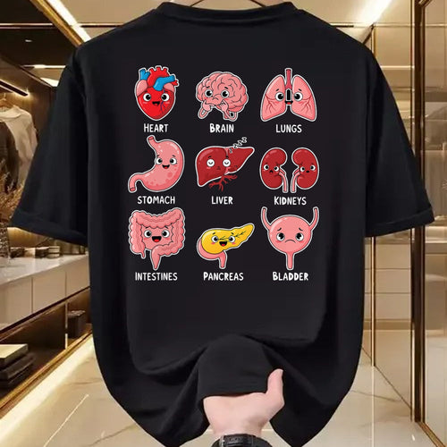 Best Doctor Shirt, Funny Doctor UnisexT-Shirt/Hoodie/Sweatshirt HLT00 - Cute Human Organs Cartoon Anatomy Science Humor T-Shirt