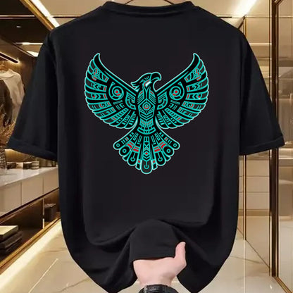 Native American T-Shirts, Vintage Native American Unisex T-Shirt/Hoodie/Sweatshirt HLT00 - Thunderbird Native American Tribal Art (3)