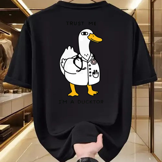 Best Doctor Shirt, Funny Doctor UnisexT-Shirt/Hoodie/Sweatshirt HLT00 - Trust Me Funny I_m A Ducktor - Doctor Sayings T-Shirt
