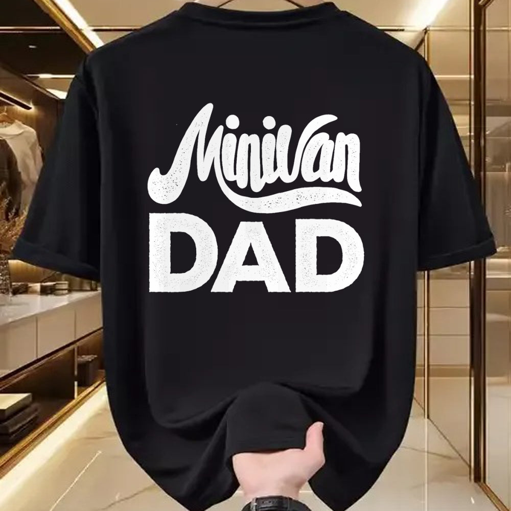 Gift for Dad Shirt, Funny Dad Unisex T-Shirt/Hoodie/Sweatshirt HLT00 – Minivan Dad Mini Van Proud Father Funny Parent Quote Daddy T-Shirt