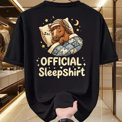 Best Horse Lover Shirt , Funny Horse UnisexT-Shirt/Hoodie/Sweatshirt HLT00 - Sleeping Horse Official Sleepshirt Sleepwear Pajama Bedtime T-Shirt