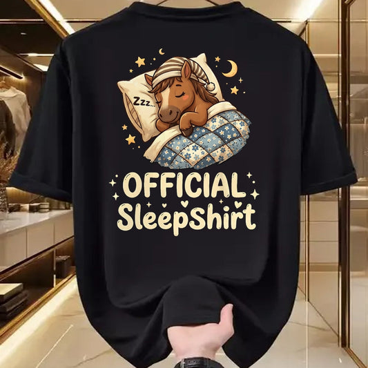Best Horse Lover Shirt , Funny Horse UnisexT-Shirt/Hoodie/Sweatshirt HLT00 - Sleeping Horse Official Sleepshirt Sleepwear Pajama Bedtime T-Shirt