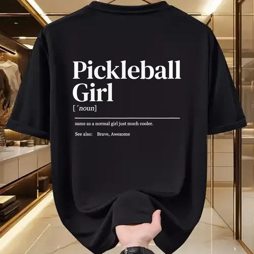 Funny Pickleball Shirt, Pickleball Lover Unisex T-Shirt/Hoodie/Sweatshirt HLT00 - Funny Pickleball Quote Definition Woman Girl T-Shirt Female X-Small