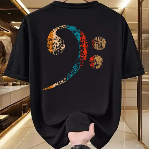 Guitar Lover Shirt, Funny Guitar UnisexT-Shirt/Hoodie/Sweatshirt HLT00 - Vintage Bass Clef for Bass Players, Bassists Bands Orchestra T-Shirt Small