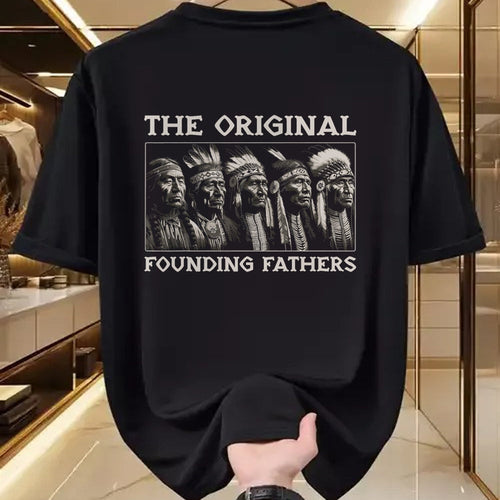Native American T-Shirts, Vintage Native American Unisex T-Shirt/Hoodie/Sweatshirt HLT00 - The Original Founding Fathers Vintage Native American Indian (1)