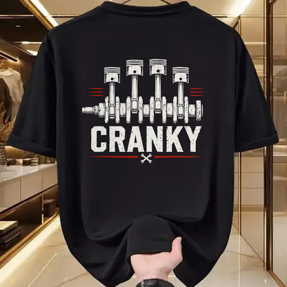Best Mechanic Life Shirt, Funny Mechanic UnisexT-Shirt/Hoodie/Sweatshirt HLT00 - Cranky Car Mechanic Shirt Crankshaft Engine Piston T-Shirt