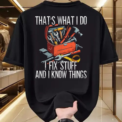 Best Mechanic Life Shirt, Funny Mechanic UnisexT-Shirt/Hoodie/Sweatshirt HLT00 - Handyman, That's What I Do I Fix Stuff, Craftsman T-Shirt
