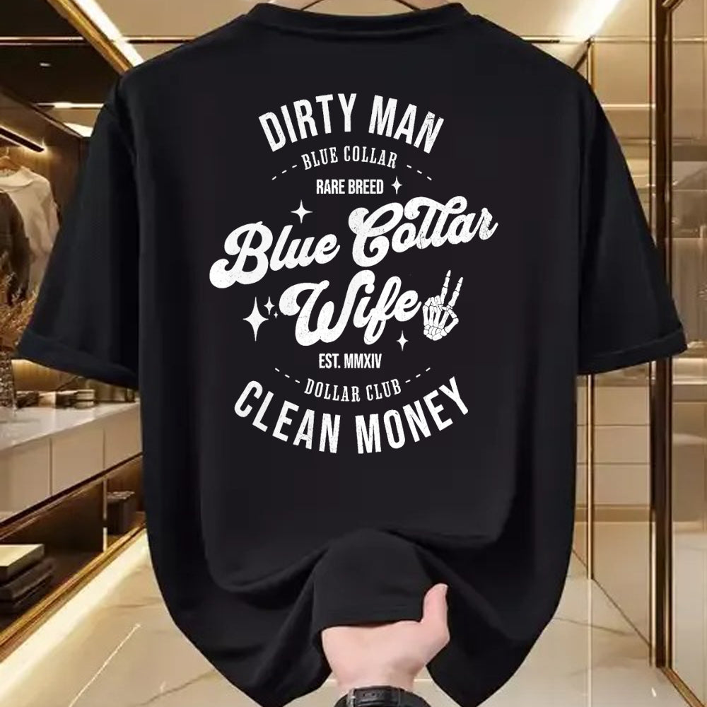Best Wife Shirt, Wife and Husband Unisex T-Shirt/Hoodie/Sweatshirt HLT00 - Gift for wife T shirt, spoiled wife   Funny Blue Collar Wives Club Spoiled Wife Mothers Day T-Shirt