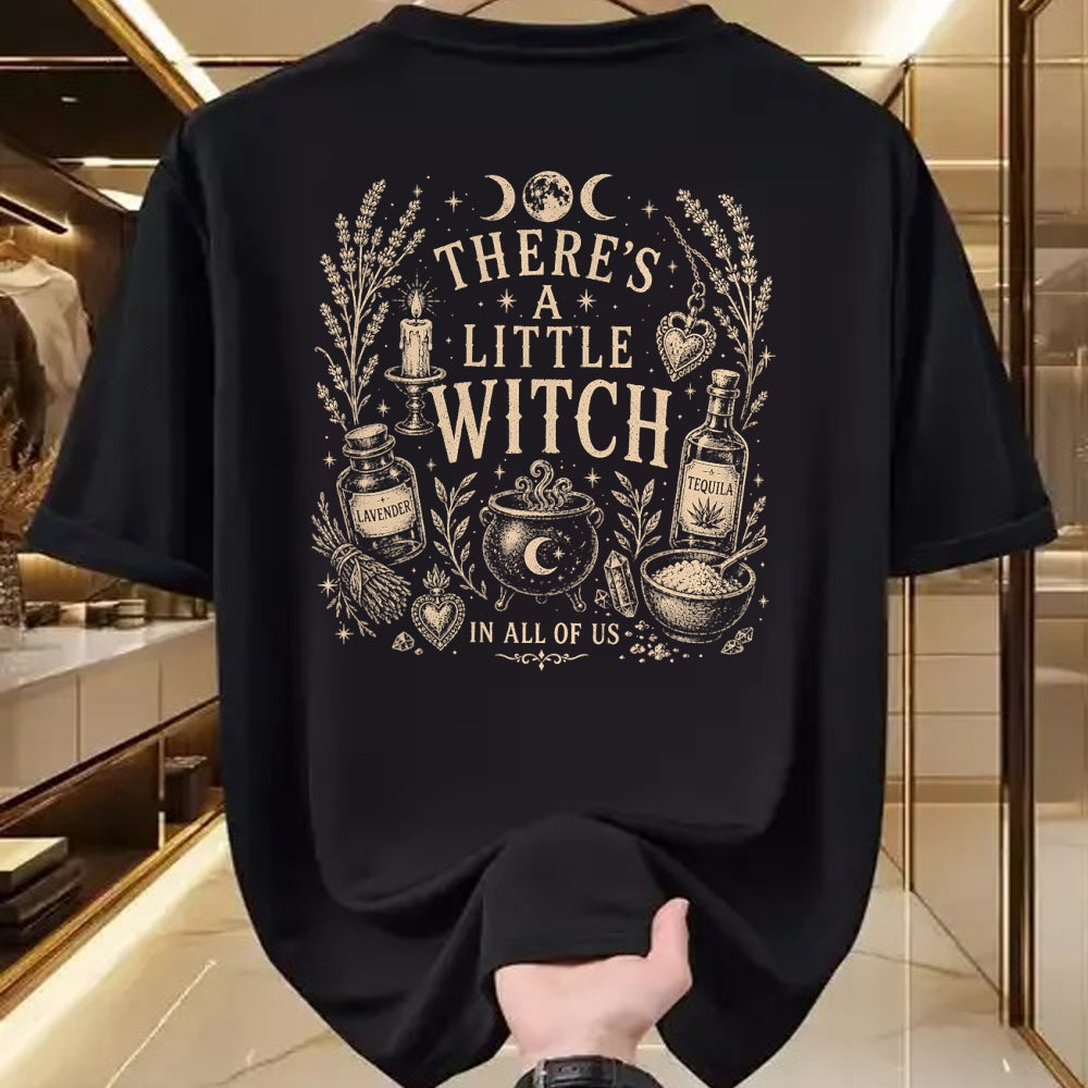 Best Thanksgiving Family Shirt , Funny Thanksgiving UnisexT-Shirt/Hoodie/Sweatshirt HLT00 - Funny Halloween Saying There's A Little Witch in All of Us T-Shirt