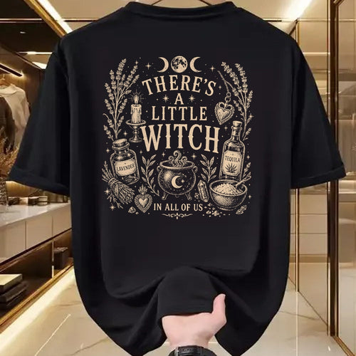 Best Thanksgiving Family Shirt , Funny Thanksgiving UnisexT-Shirt/Hoodie/Sweatshirt HLT00 - Funny Halloween Saying There's A Little Witch in All of Us T-Shirt