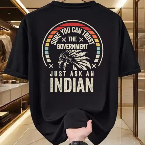 Native American T-Shirts, Vintage Native American Unisex T-Shirt/Hoodie/Sweatshirt HLT00 - Retro Vintage Native American Trust Government